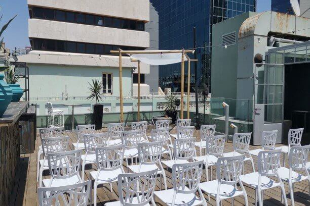 גג לאירועים מלון עלמא - תל אביב