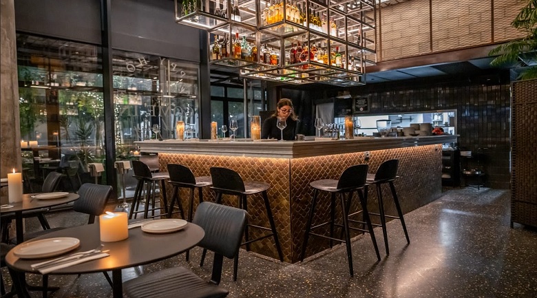 גג  מסעדת פלייגראונד - מידטאון תל אביב