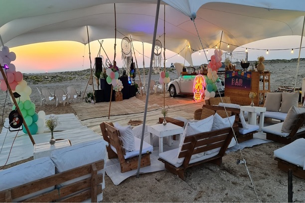 אירוע בזולה על חוף ניצנים - אשקלון