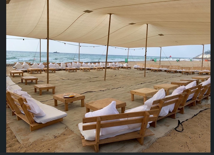 אוהל זולה בחוף בצת - בקרבת ראש הניקרה ונהריה