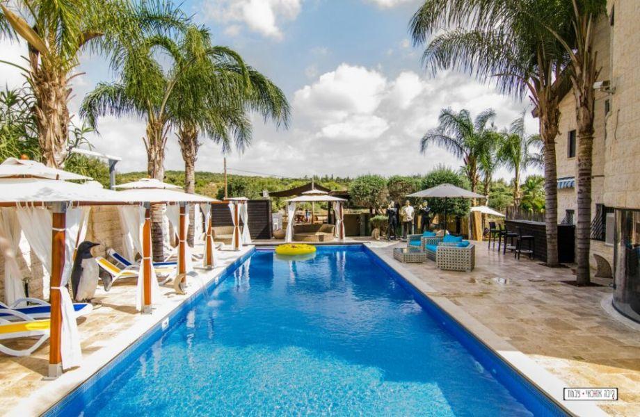 וילה מיכה -  שבת חתן באזור השפלה בשדות מיכה